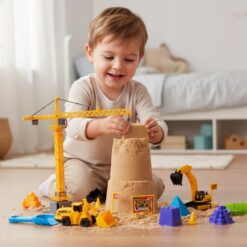 Alternative view of Mängukomplekt kineetilise liiva ja ehitusmasinatega
