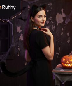 Musta kassi kostuum 1