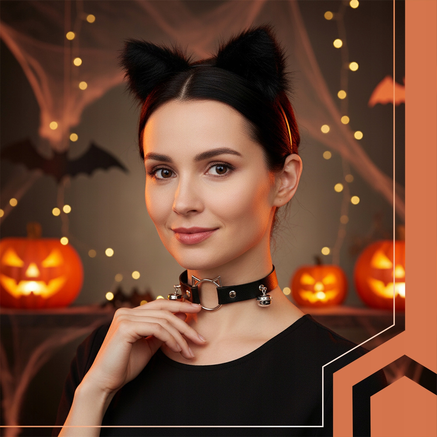 Musta kassi kostüüm - Image 2