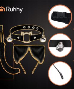 Musta kassi kostuum 3