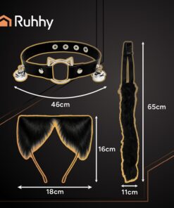 Musta kassi kostuum 4