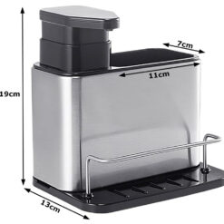 Nõudepesuvahendi dosaator koos pesutarvikute hoidikuga Soodukas.Com