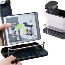 Nõudepesuvahendi dosaator koos pesutarvikute hoidikuga Soodukas.Com