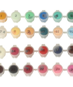 Numbrite jargi maalimise komplekt 7