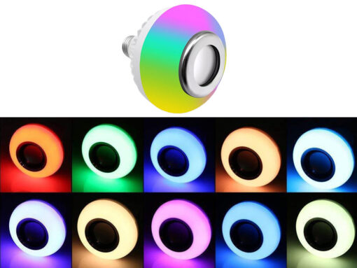 Puldiga lambipirn RGB värvivaliku ja sisseehitatud kõlariga - Image 7