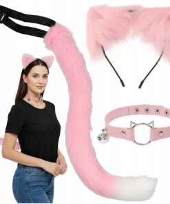 Roosa kassi kostüüm