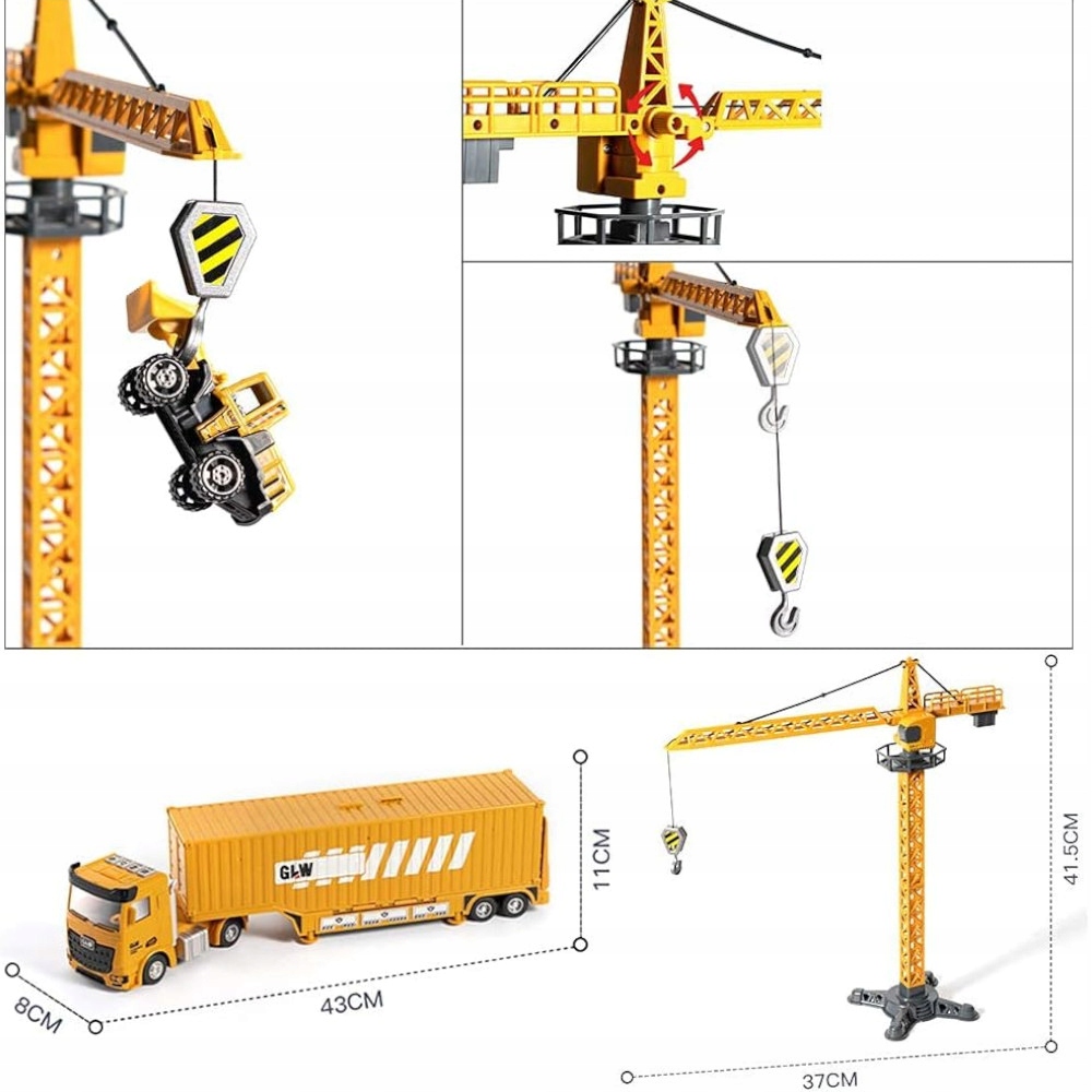 Suur ehitusmasinatega mängukomplekt - Image 17