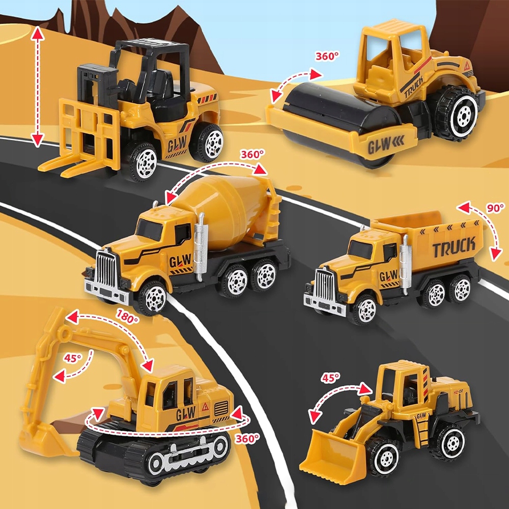 Suur ehitusmasinatega mängukomplekt - Image 20