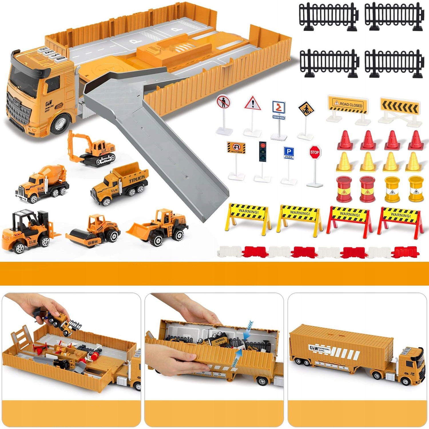Suur ehitusmasinatega mängukomplekt - Image 16