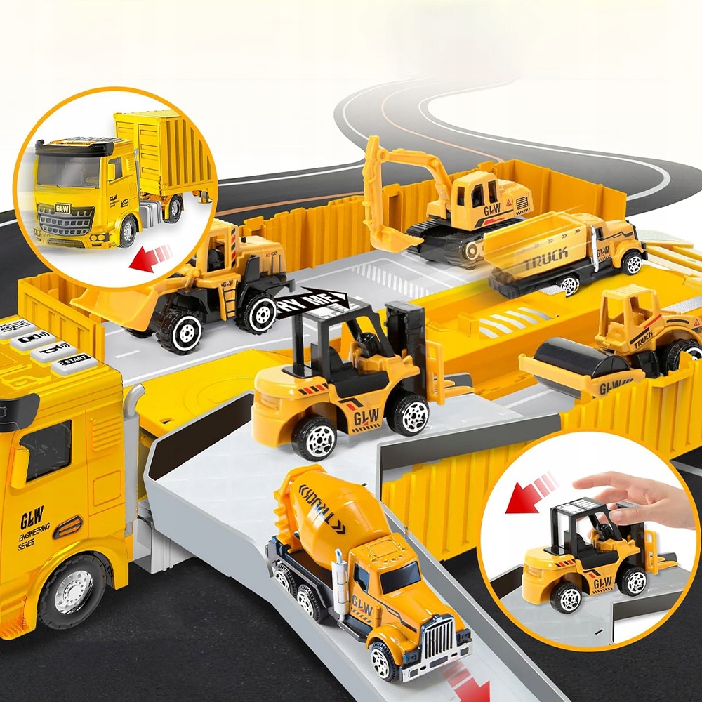 Suur ehitusmasinatega mängukomplekt - Image 13