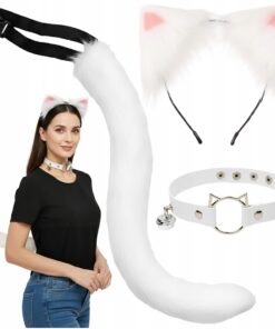 Valge kassi kostüüm