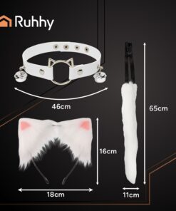 Valge kassi kostuum 3