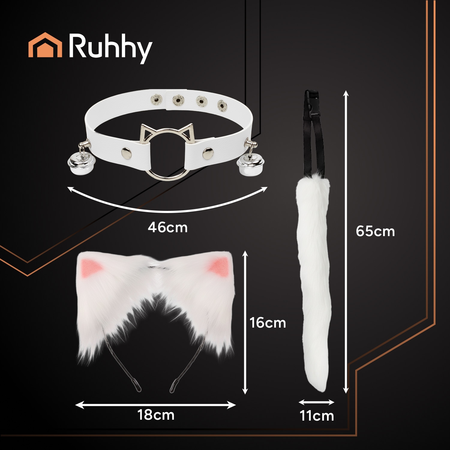 Valge kassi kostüüm - Image 5