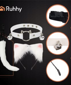 Valge kassi kostuum 4