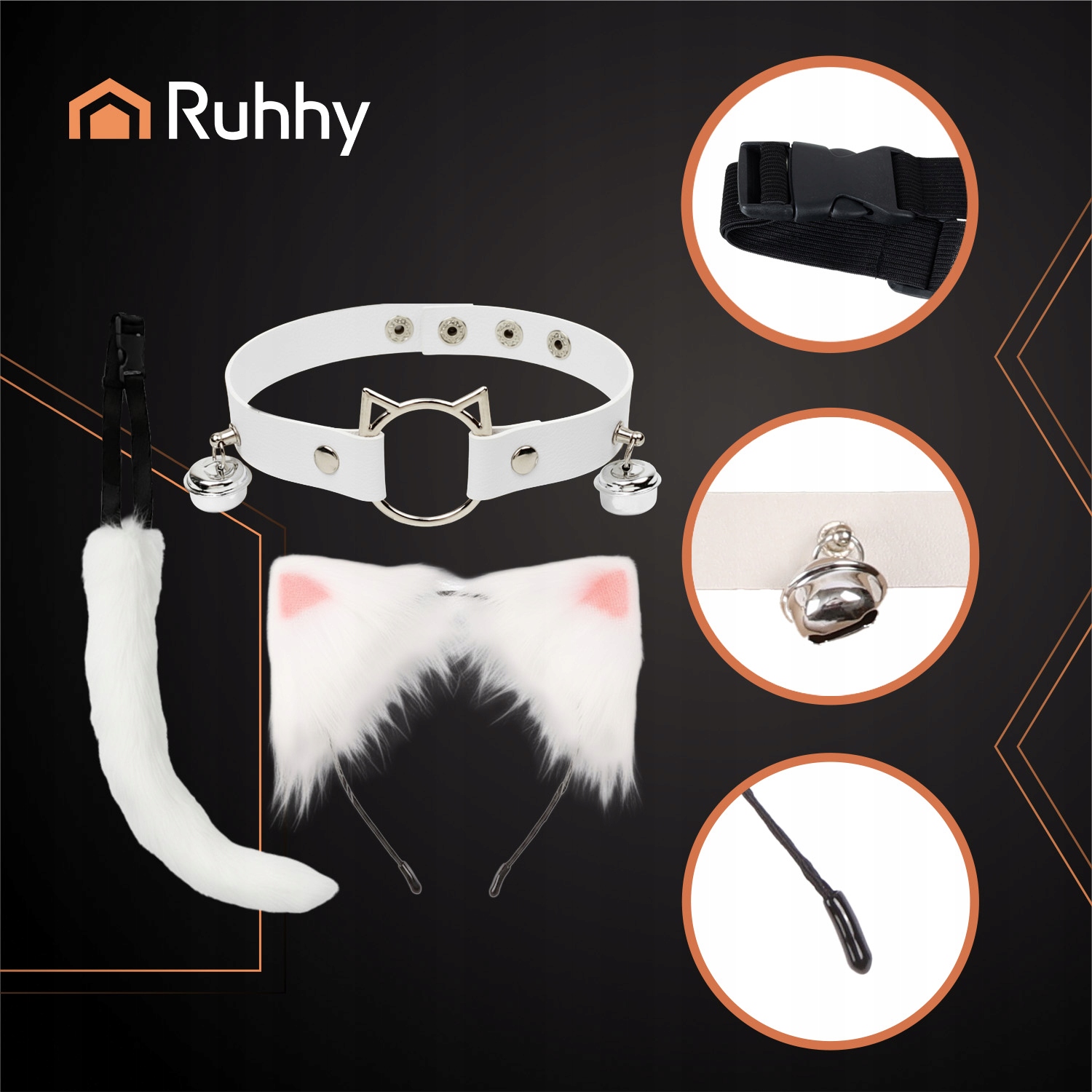 Valge kassi kostüüm - Image 4