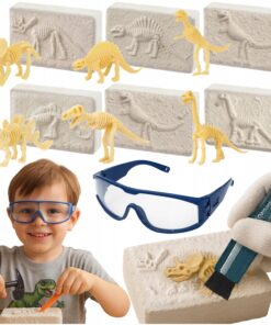 Väljakaevamiskomplekt dinosaurustega 6tk