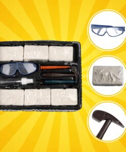 Alternative view of Väljakaevamiskomplekt dinosaurustega 6tk