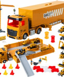 Suur ehitusmasinatega mängukomplekt