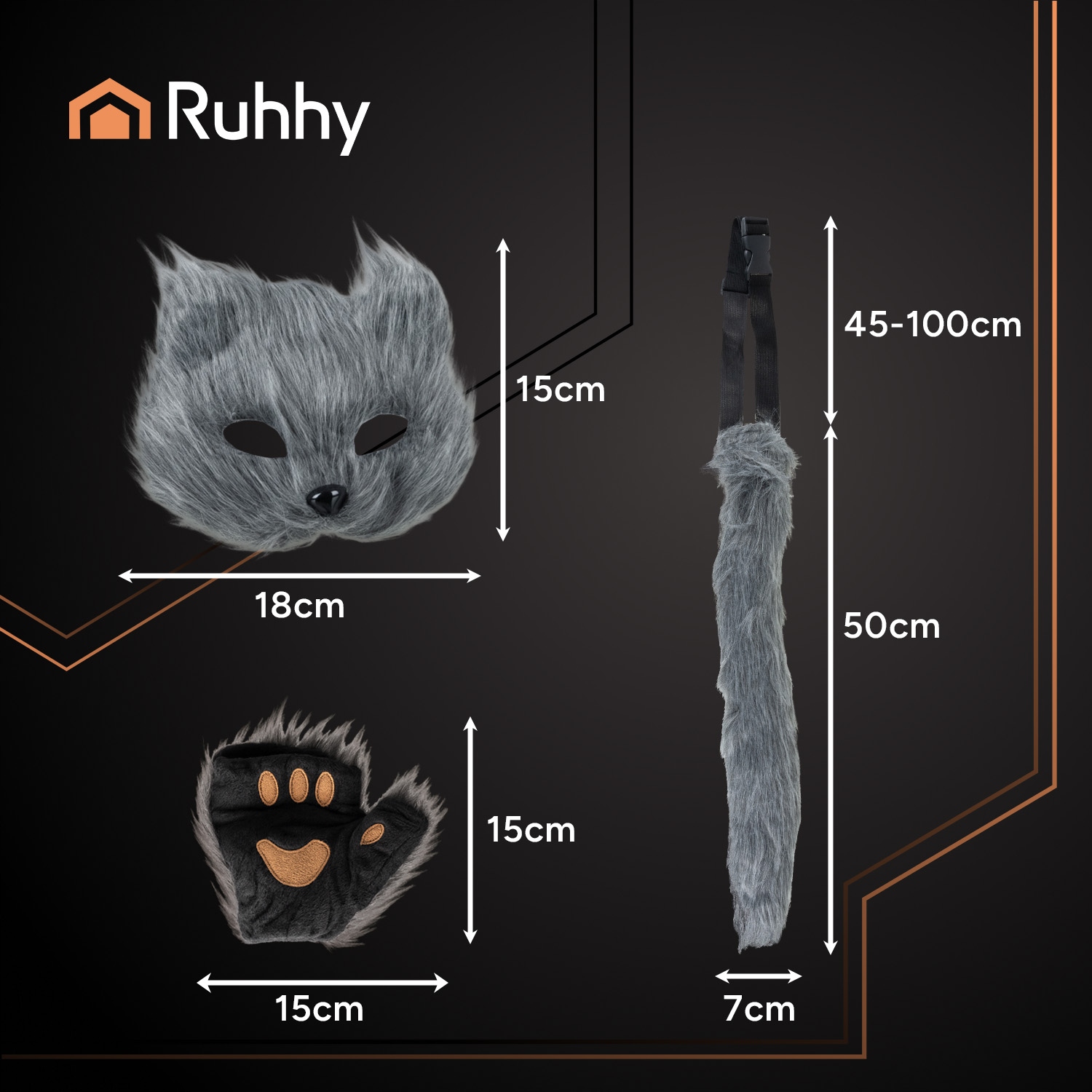 Loomakostüüm - karvane hundi kostüüm - Image 5