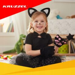 7-osaline kassi kostüüm tüdrukutele Soodukas.Com