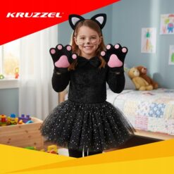 7-osaline kassi kostüüm tüdrukutele Soodukas.Com