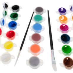 123-osaline kunstitarvete komplekt puidust kohvris Soodukas.Com