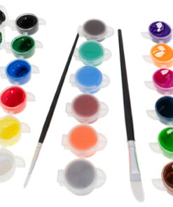 kunstitarvete komplekt puidust kohvris 4