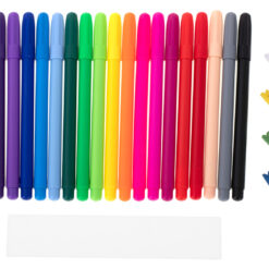 123-osaline kunstitarvete komplekt puidust kohvris Soodukas.Com