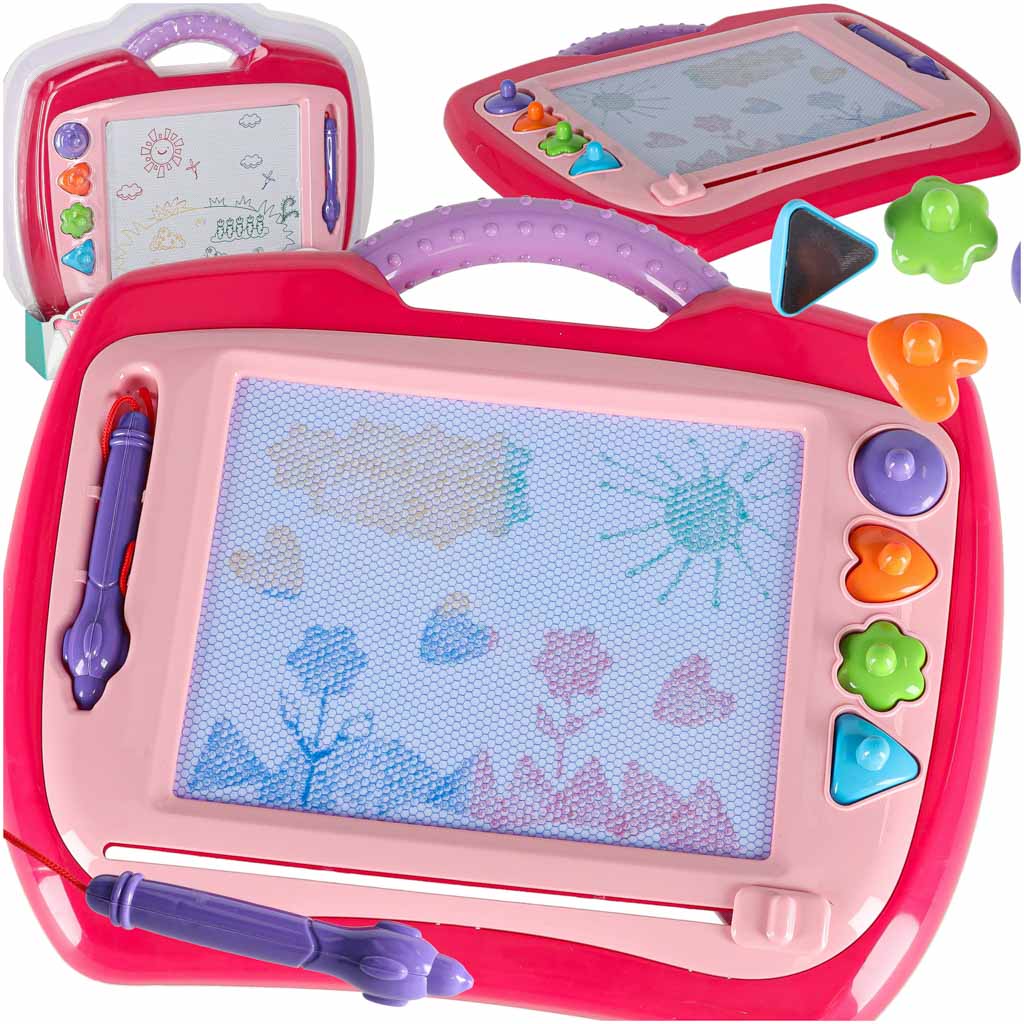 Magnetiline joonistustahvel pliiatsi ja templitega – Soodukas.Com Magnetiline joonistustahvel pliiatsi ja