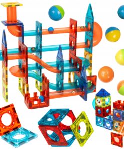 Magnetklotsid - 96-osaline pallirada