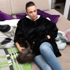 Alternative view of Soe ja pehme oversized tekk-pusa