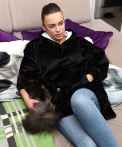 Alternative view of Soe ja pehme oversized tekk-pusa