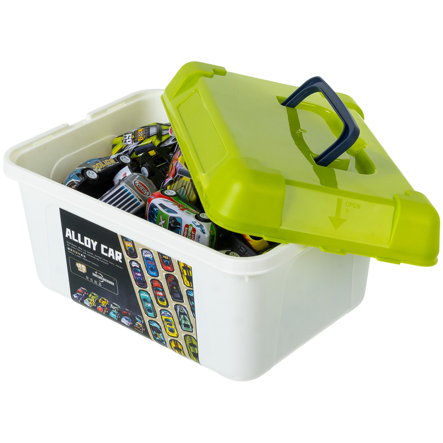 50tk mudelautode komplekt koos hoiukastiga - Image 5