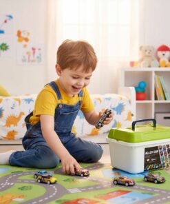 Alternative view of 50tk mudelautode komplekt koos hoiukastiga