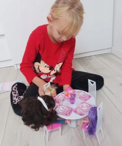 Alternative view of 43-osaline nukumööbli komplekt - nukumööbel + nukunõud