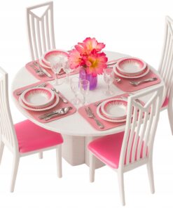 43-osaline nukumööbli komplekt - nukumööbel + nukunõud