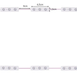 Reguleeritavad LED valgustid peeglile - peeglituled 10 tk Soodukas.Com