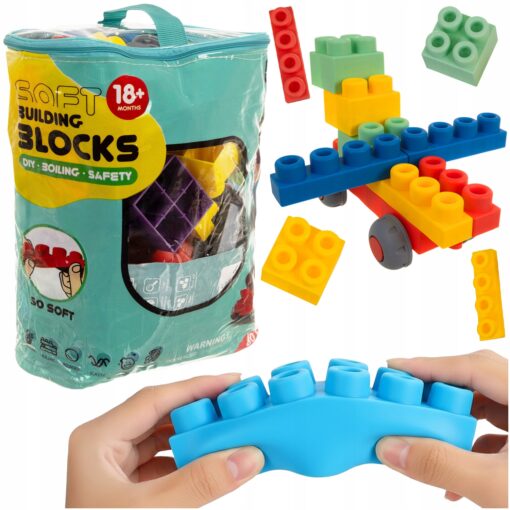 Pehmed ehitusklotsid - 80tk