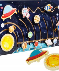 Puidust motoorika- ja õppemäng "Päikesesüsteem"