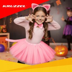 Alternative view of Roosa kassi kostüüm