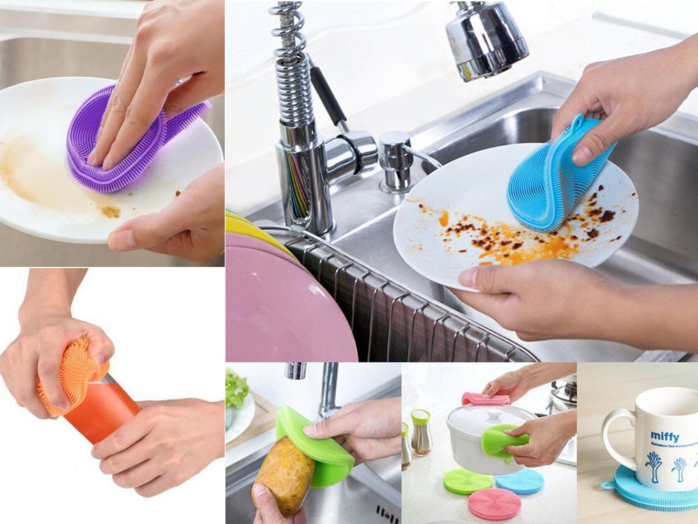 Silikoonist harjastega pesulapp - Image 3