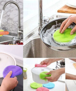 Alternative view of Silikoonist harjastega pesulapp