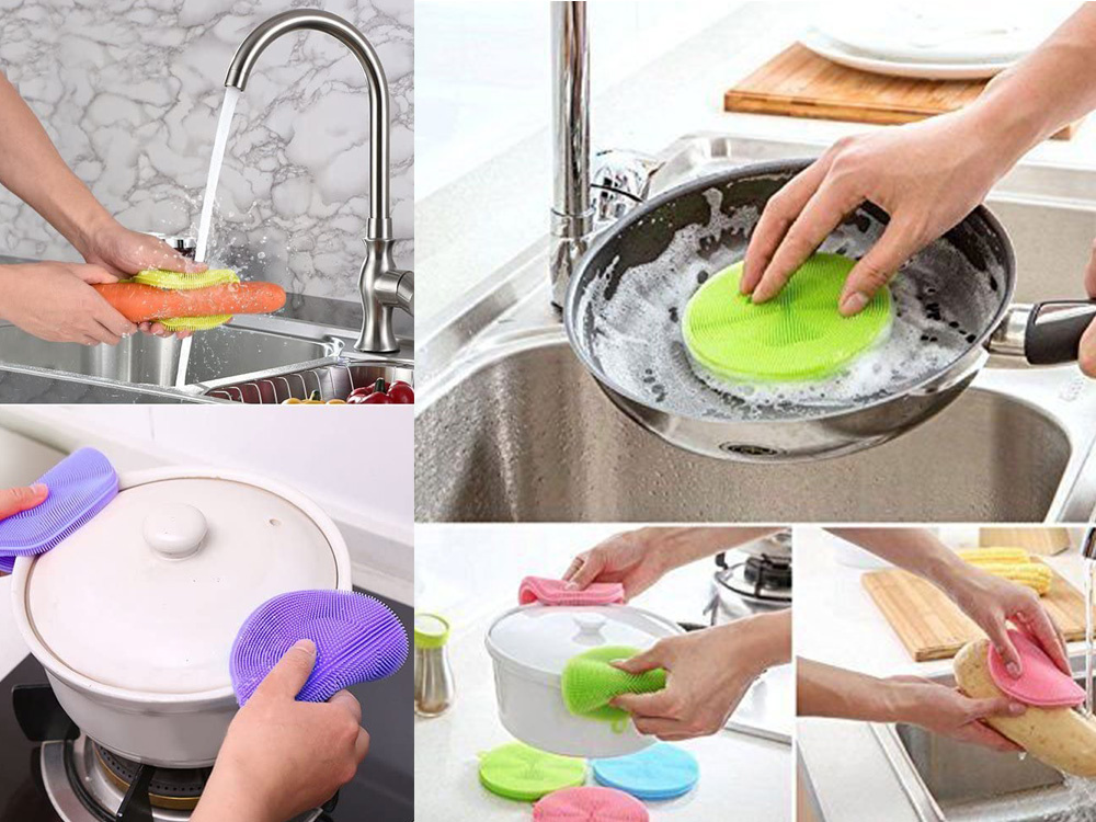 Silikoonist harjastega pesulapp - Image 2