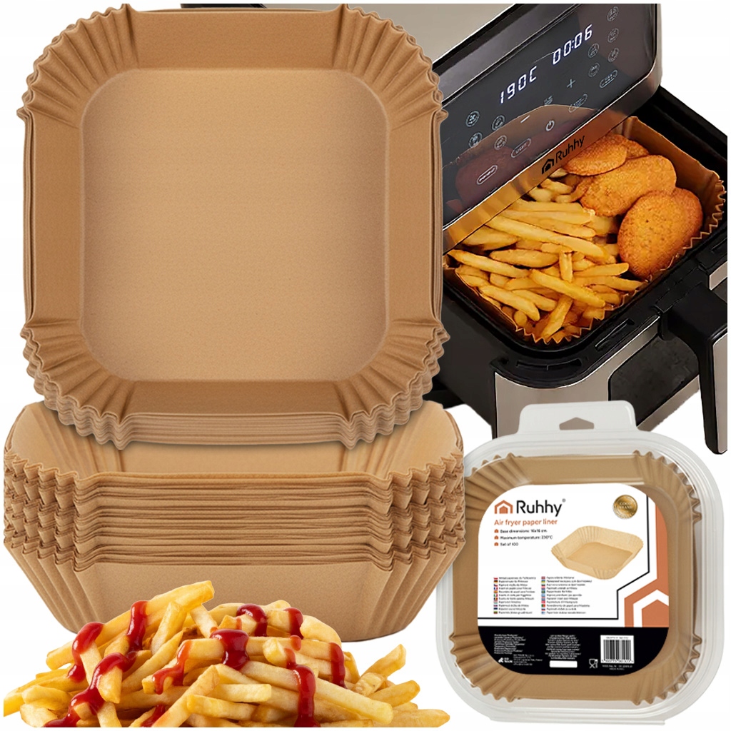 Küpsetuspaberid kuumaõhufritüürile - 100tk – Soodukas.Com Küpsetuspaberid kuumaõhufritüürile - 100tk