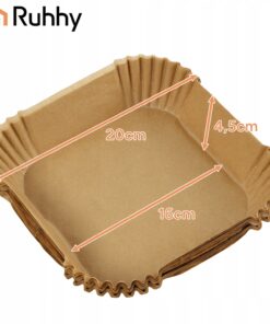 Alternative view of Küpsetuspaberid kuumaõhufritüürile - 100tk