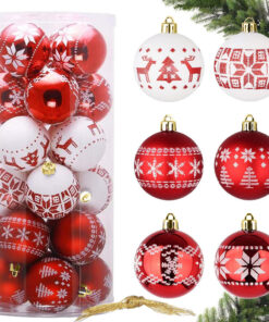 Kuuseehted - 30-osaline jõulukuulide komplekt