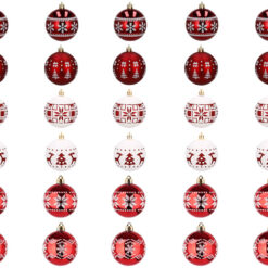 Kuuseehted - 30-osaline jõulukuulide komplekt Soodukas.Com