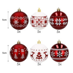 Kuuseehted - 30-osaline jõulukuulide komplekt Soodukas.Com