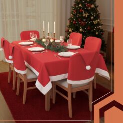 Alternative view of Päkapikumütsidega toolikatted 6tk + laudlina