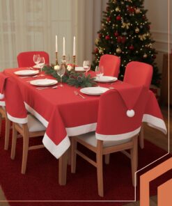 Alternative view of Päkapikumütsidega toolikatted 6tk + laudlina